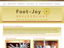 Tablet Screenshot of footjoyreflexology.com